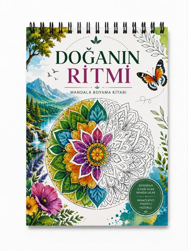 Yetişkinler İçin Mandala Düşler Bahçesi Seti